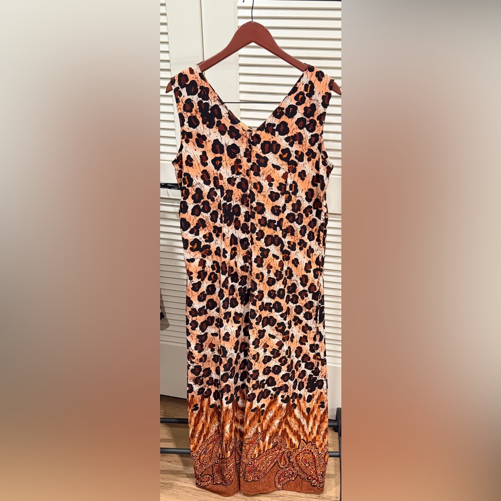 Leopard Print Maxi Dress